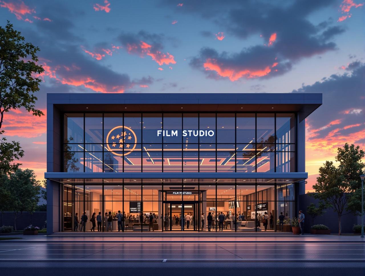 风月影院现代化办公 studio